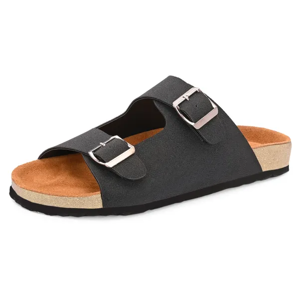 Black_slippers_with_hiqh_quality_sythetic_leather,_genuine_leatherite_cushioned_insoles_and_rubber_sole_for_a_long_lasting_effect