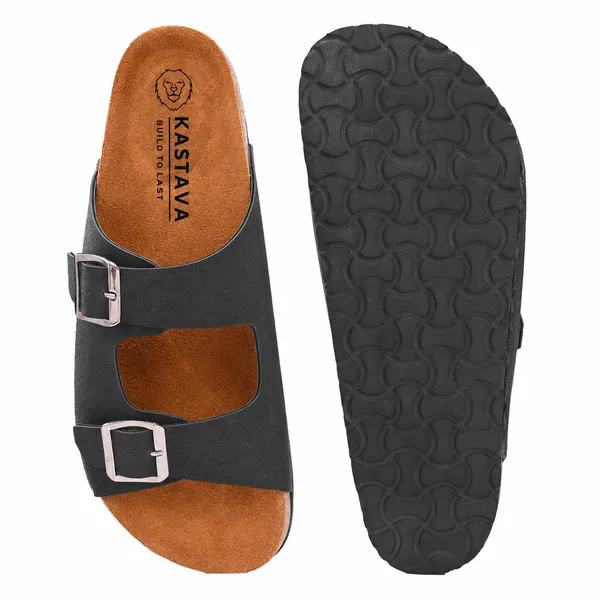 Black_slippers_with_hiqh_quality_sythetic_leather,_genuine_leatherite_cushioned_insoles_and_rubber_sole_for_a_long_lasting_effect