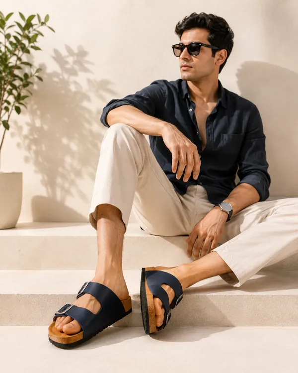 Blue_slippers_with_hiqh_quality_sythetic_leather,_genuine_leatherite_cushioned_insoles_and_rubber_sole_for_a_long_lasting_effect