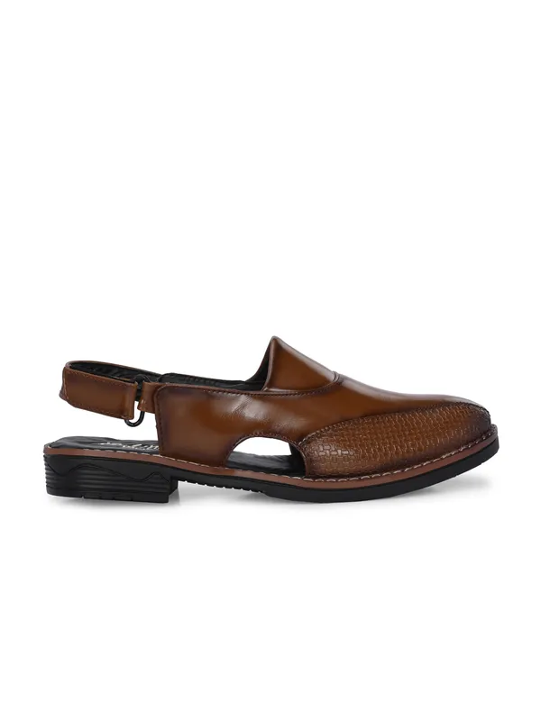 KASTAVA_Premium_Synthetic_Peshawari_Men_Sandals_(Tan)