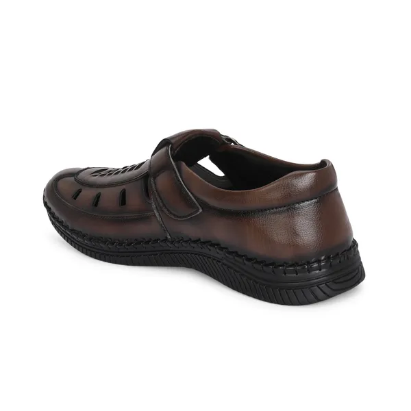 KASTAVA_Premium_Cushioned_Fisherman_Men_Sandals_(Brown)