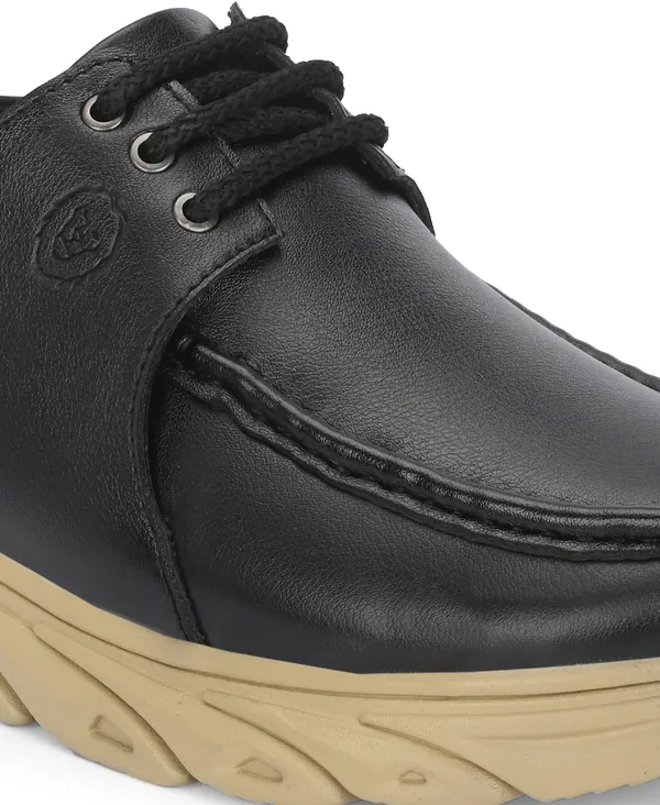 KASTAVA_Casual_Shoes,_Black_Lace_Up_Sneakers_For_Men_(Black)