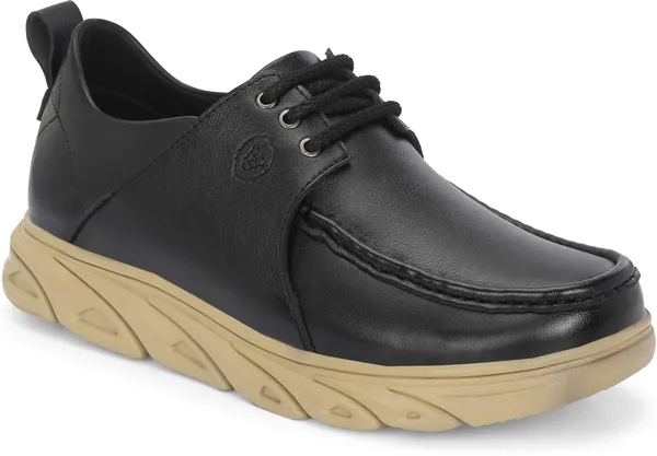 KASTAVA_Casual_Shoes,_Black_Lace_Up_Sneakers_For_Men_(Black)