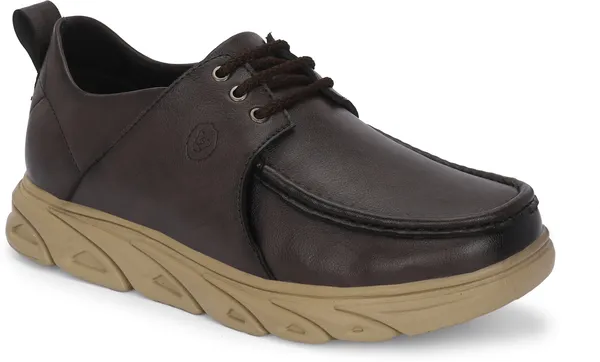 KASTAVA_Casual_Shoes,_Brown_Lace_Up_Sneakers_For_Men_(Brown)