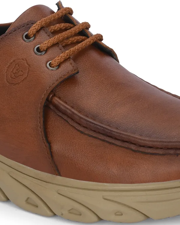 KASTAVA_Casual_Shoes,_Tan_Lace_Up_Sneakers_For_Men_(Tan)