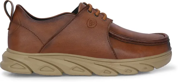 KASTAVA_Casual_Shoes,_Tan_Lace_Up_Sneakers_For_Men_(Tan)