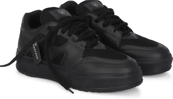 Black_Synthetic_Leather_Lace-Ups_Casuals_Shoes_For_Men