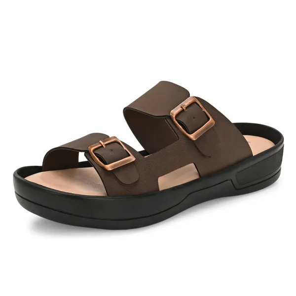 KASTAVA_Men_Casual_slippers_in_black_colour