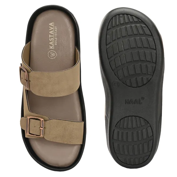 KASTAVA_Men_Casual_slippers_in_cream_colour