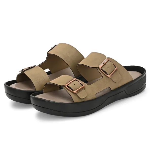 KASTAVA_Men_Casual_slippers_in_cream_colour