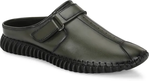 KASTAVA_Premium_Synthetic_Slip_On_Half_Casuals_For_Men_(Green)