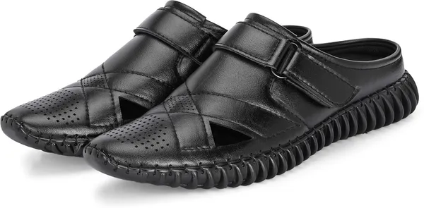 KASTAVA_Men_Sandals_(Black)