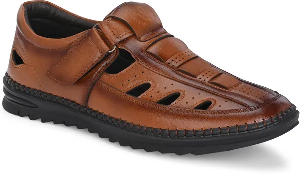 KASTAVA_Premium_Cushioned_Fisherman_Men_Sandals_(Tan)