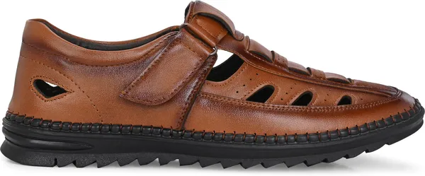 KASTAVA_Premium_Cushioned_Fisherman_Men_Sandals_(Tan)