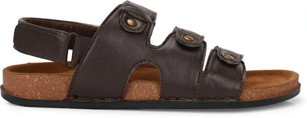 KASTAVA_Premium_Backstrap_Comfortable_Men_Sandals_(Brown)