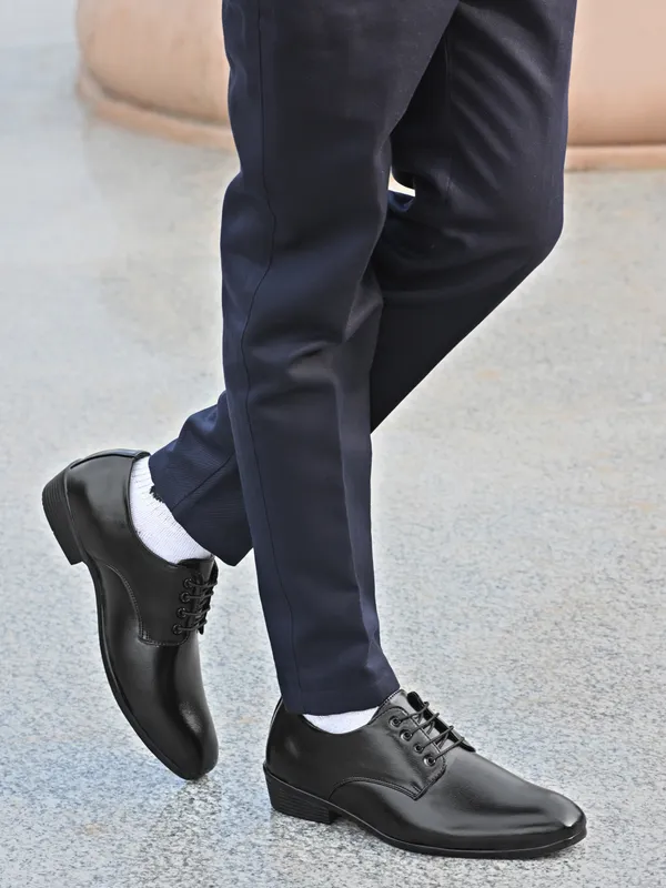 KASTAVA_Kastava_KS-125_Formal_Synthetic_Lace-Up_Derby_For_Men_(Black)