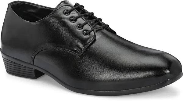 KASTAVA_Kastava_KS-125_Formal_Synthetic_Lace-Up_Derby_For_Men_(Black)