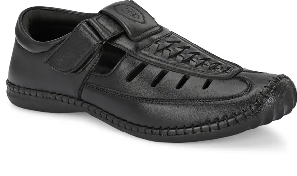 KASTAVA_Men_Sandals_(Black)