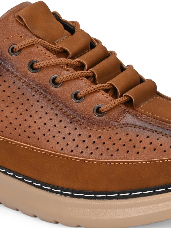 KASTAVA_Kastava_KS-128_Casual_Synthetic_Lace_Sneakers_For_Men_(Tan)