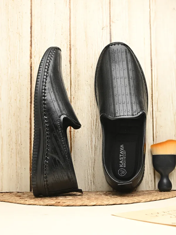 KASTAVA_Kastava_KS-130_Casual_Synthetic_Slip-On_Jutis_For_Men_(Black)