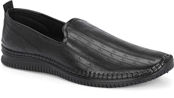 KASTAVA_Kastava_KS-130_Casual_Synthetic_Slip-On_Jutis_For_Men_(Black)