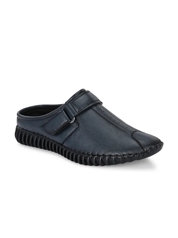 Kastava_ComfortFit_saphire_blue_Velcro_Slip-On_for_Men