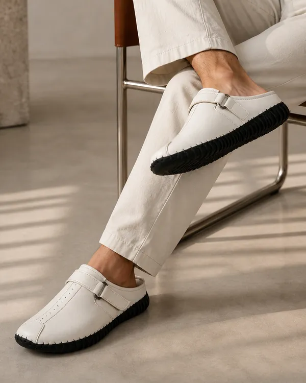 Kastava_ComfortFit_white_Velcro_Slip-On_for_Men