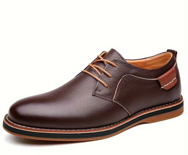 Kastava_Premium_Brown_Lace-Up_Partywear_Shoes_for_Men