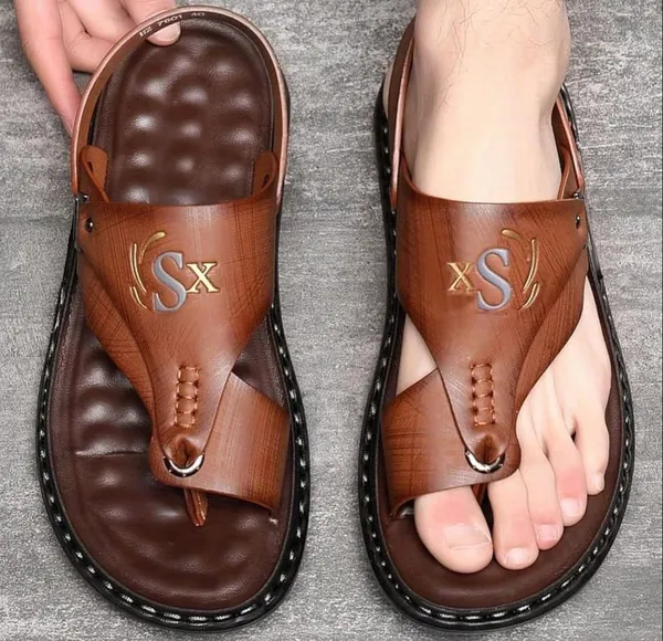 Brown_Peshwari_Cum_Casual_Synthetic_LEATHER_Sandal_&_Slipper_For_Men-Kastava