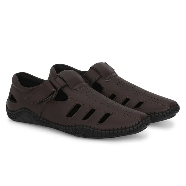 KASTAVA_Premium_Cushioned_Fisherman_Men_Sandals_(Brown)