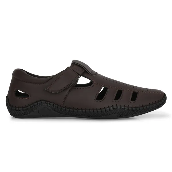 KASTAVA_Premium_Cushioned_Fisherman_Men_Sandals_(Brown)