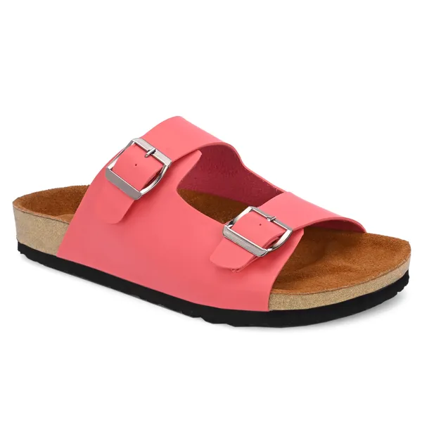 Pink_slippers_with_hiqh_quality_sythetic_leather,_genuine_leatherite_cushioned_insoles_and_rubber_sole_for_a_long_lasting_effect