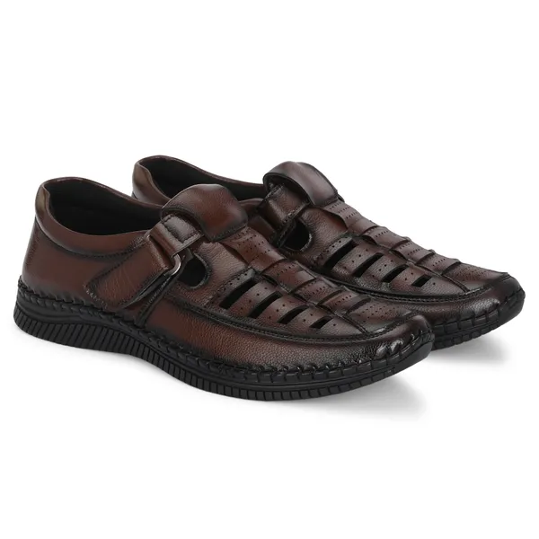 Brown_Premium_Cushioned_Fisherman_Sandals__For_Men-_Kastava