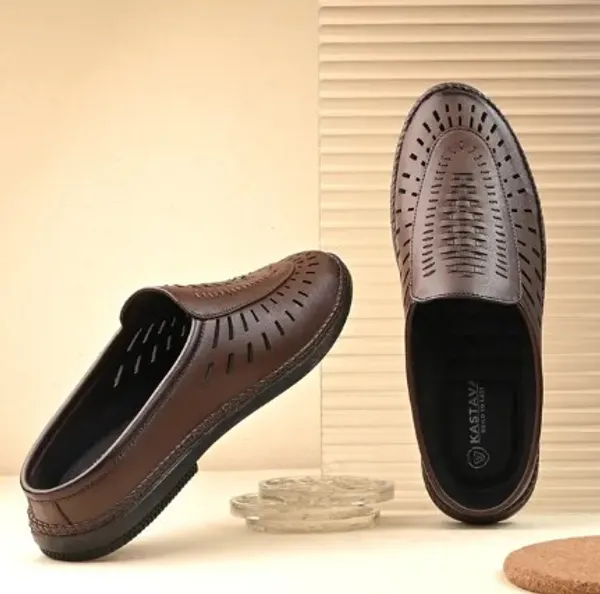 KASTAVA_Premium_Synthetic_Slip_On_Half_Casuals_For_Men_(BROWN,_10))