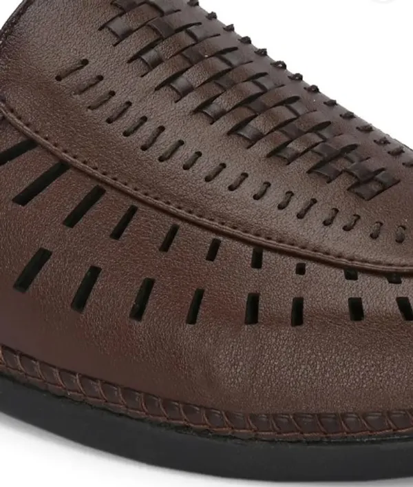 KASTAVA_Premium_Synthetic_Slip_On_Half_Casuals_For_Men_(BROWN,_10))