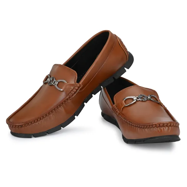 Tan_Synthetic_Leather_Slip-On_Na_Shoes_For_Men