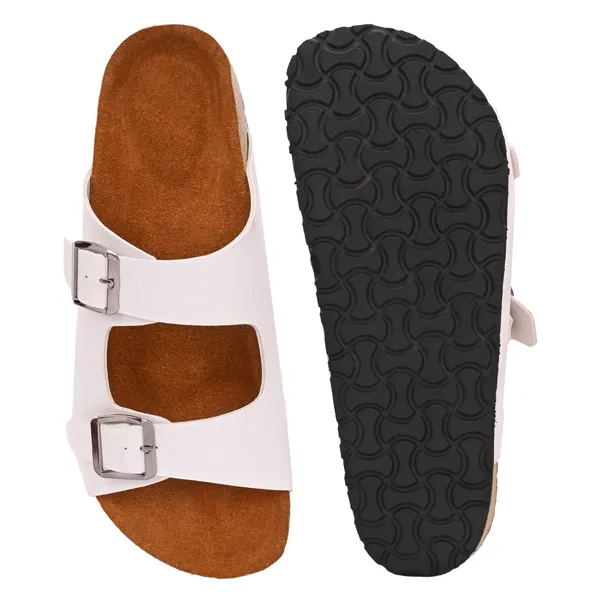 White_slippers_with_hiqh_quality_sythetic_leather,_genuine_leatherite_cushioned_insoles_and_rubber_sole_for_a_long_lasting_effect