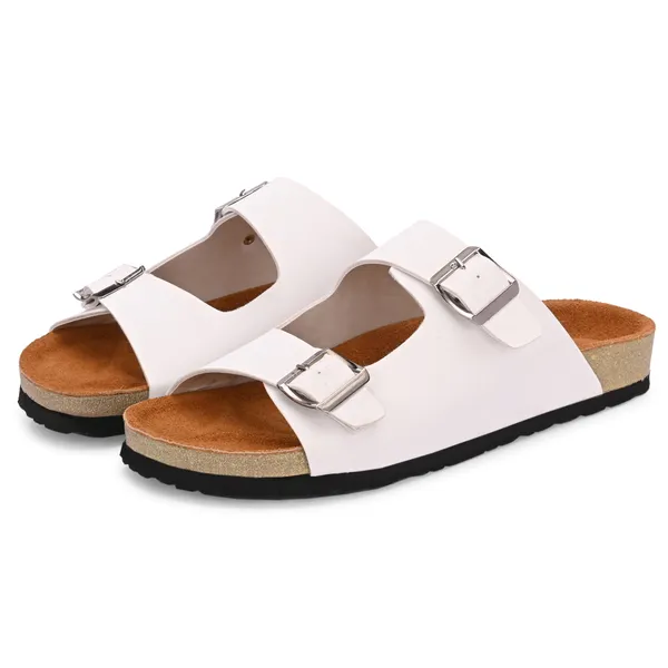 White_slippers_with_hiqh_quality_sythetic_leather,_genuine_leatherite_cushioned_insoles_and_rubber_sole_for_a_long_lasting_effect