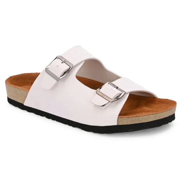 White_slippers_with_hiqh_quality_sythetic_leather,_genuine_leatherite_cushioned_insoles_and_rubber_sole_for_a_long_lasting_effect