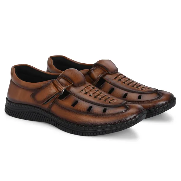 KASTAVA_Premium_Cushioned_Fisherman_Men_Sandals_(Tan)