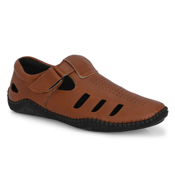 KASTAVA_Premium_Cushioned_Fisherman_Men_Sandals_(Tan)