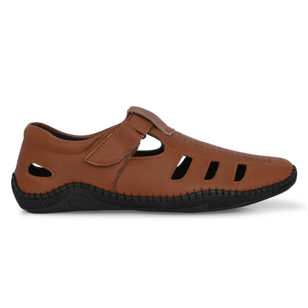 KASTAVA_Premium_Cushioned_Fisherman_Men_Sandals_(Tan)