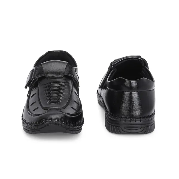 KASTAVA_Premium_Cushioned_Fisherman_Men_Sandals_(Black)