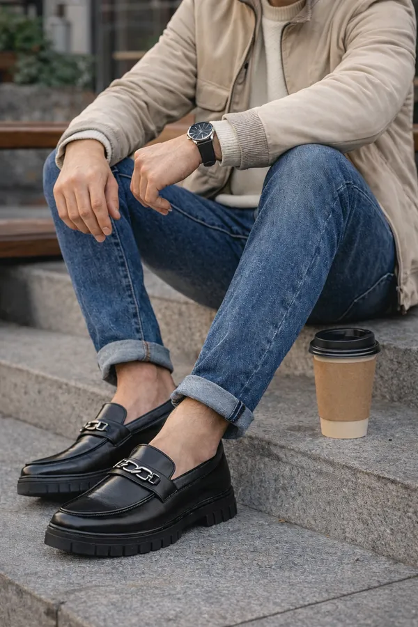 Black_Premium_Stylish_Comfortable_Loafers_For_Men-_Kastava