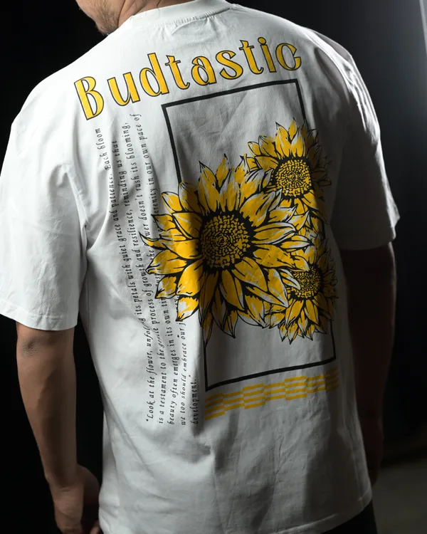 White_Budtastic_Printed_Cotton_T-Shirt_For_Men