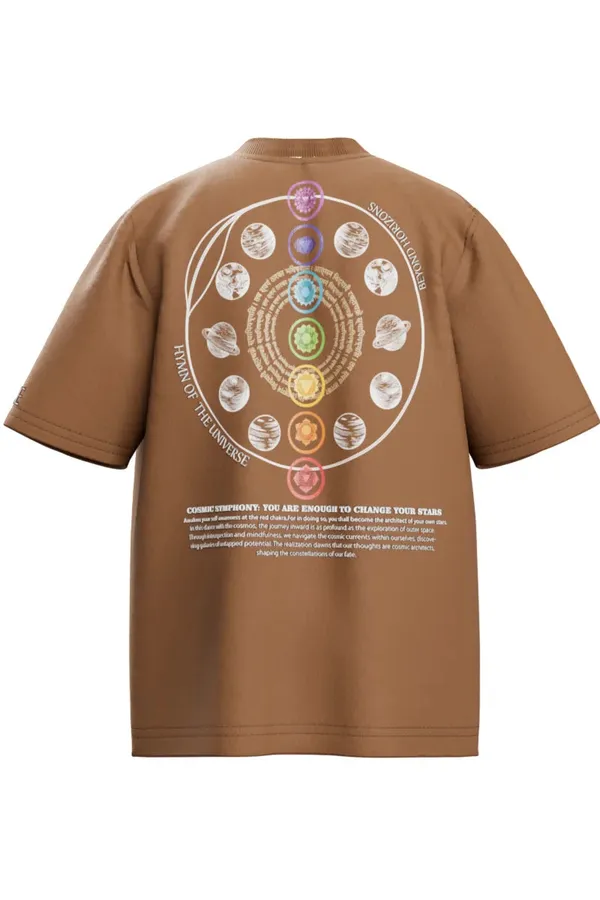 Brown_Cosmic_Symphony_Printed_Cotton_T-Shirt_for_Men_–_Unique_Graphic_Tee