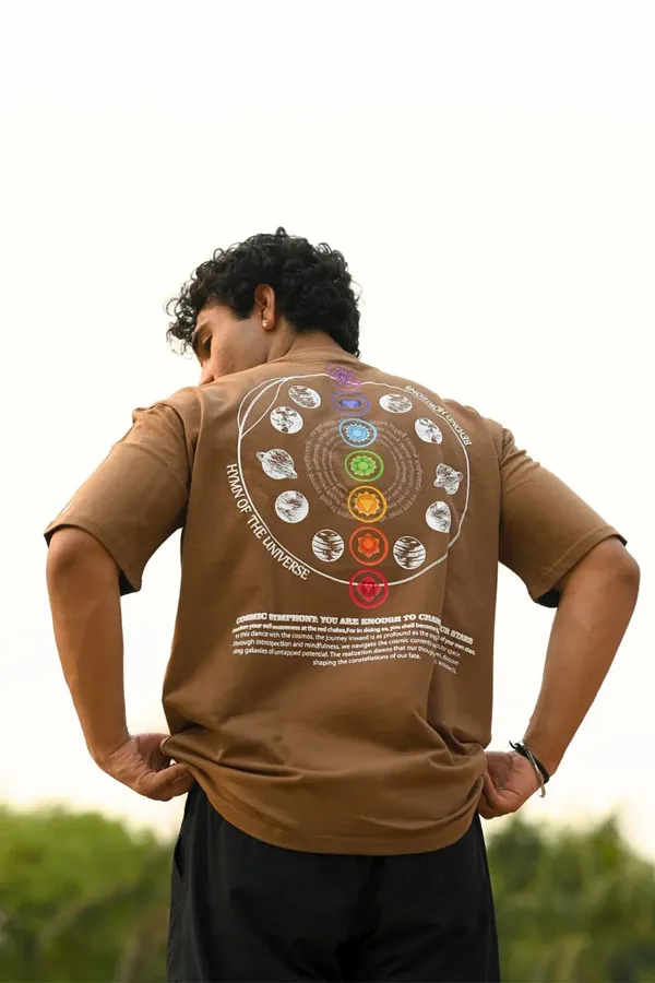 Brown_Cosmic_Symphony_Printed_Cotton_T-Shirt_for_Men_–_Unique_Graphic_Tee