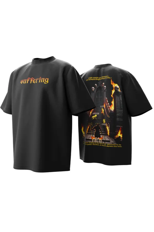 Black_Suffering_Printed_Cotton_T-Shirt_For_Men