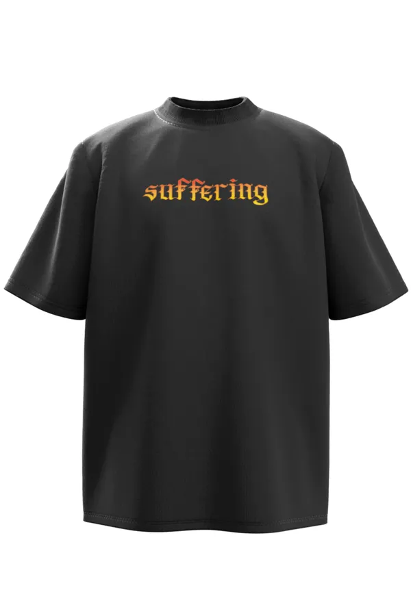 Black_Suffering_Printed_Cotton_T-Shirt_For_Men