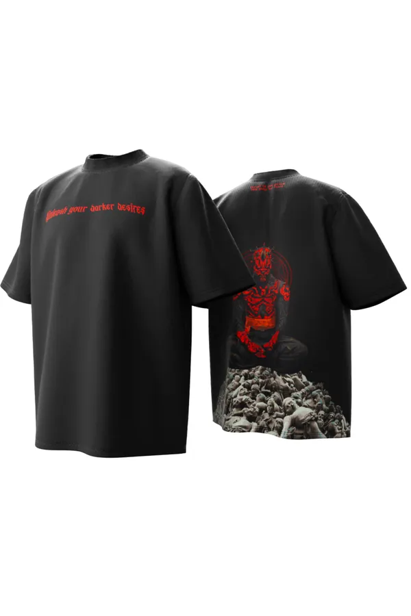 Black_Unleash_Your_Darker_Side_Printed_Cotton_T-Shirt_For_Men